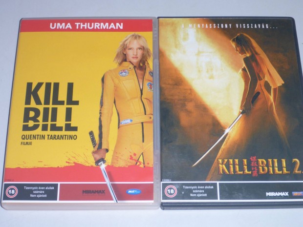 Kill Bill 1. 2. DVD film /