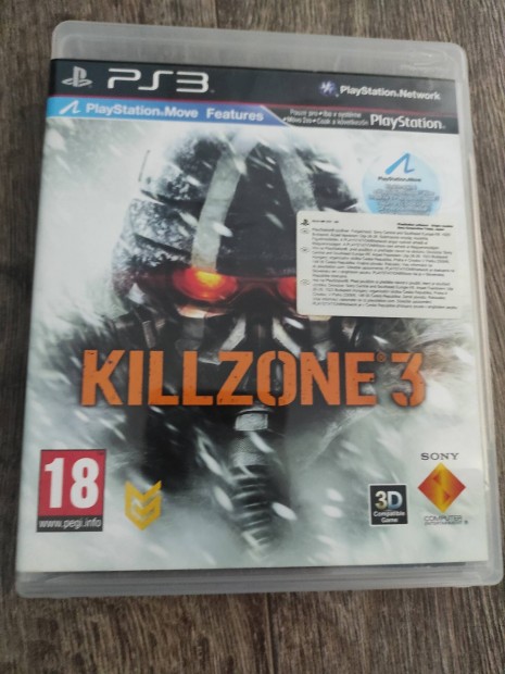 Killzone 3 Ps3, Playstation 3 jtk 