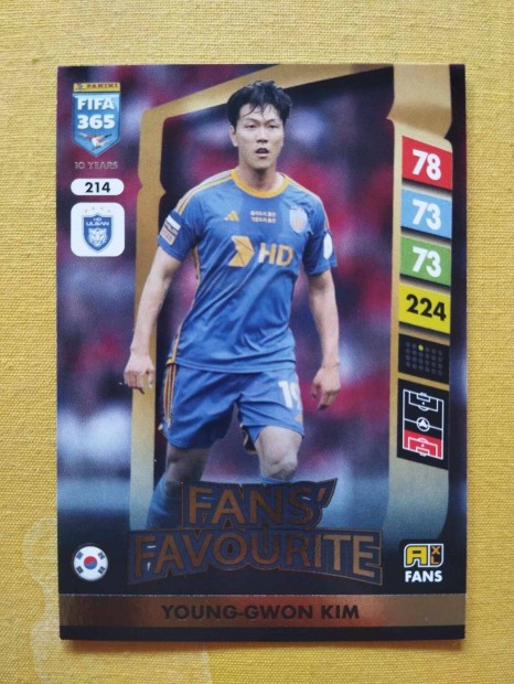 Kim Young-gwon (Ulsan) FIFA 365 2025 Fans Favourite focis krtya