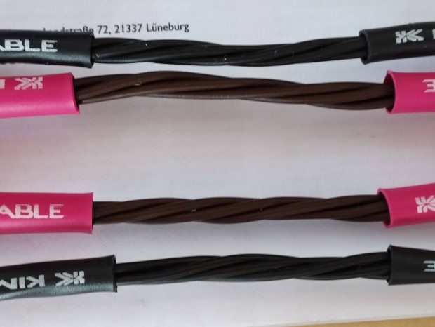 Kimber 4 PR Bi-Wire sszekt, 4 db. j llapotban