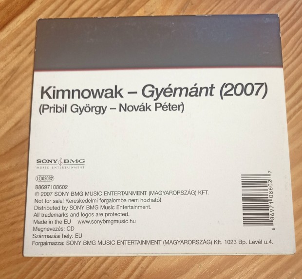 Kimnowak - Gymnt (2007) Maxi CD 