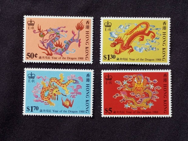 Kna knai Hong Kong 1988 knai jv A srkny ve komplett postatis