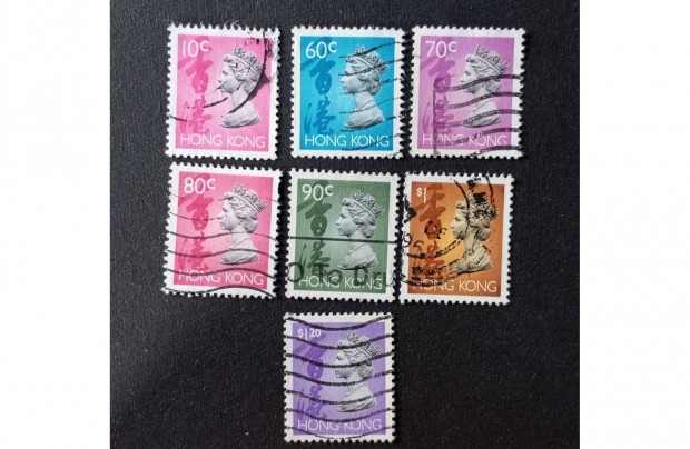 Kína kínai Hong Kong bélyegsor 1992 Queen Elizabeth II