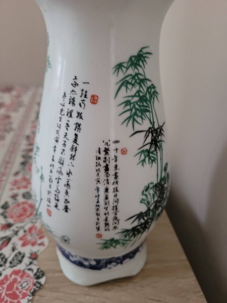 Kinai fejer,porcelan vaza