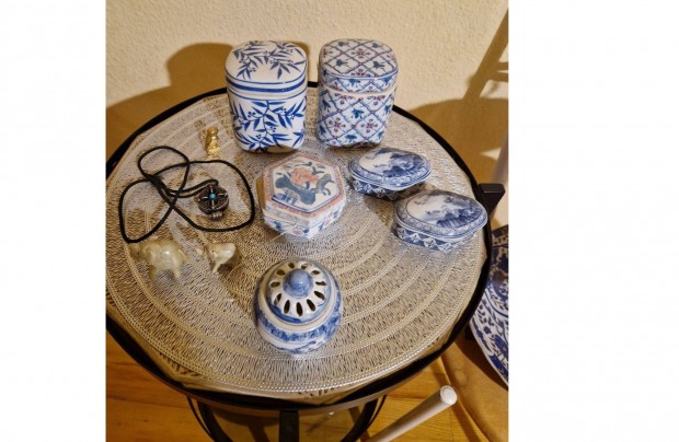 Knai porcelnok, szelenck, trolk, szobrok