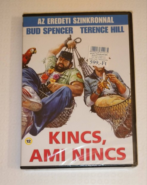 Kincs ami nincs dvd bontatlan Bud Spencer s Terence Hill