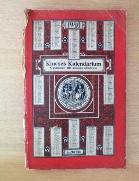 Kincses kalendrium vknyve 1928