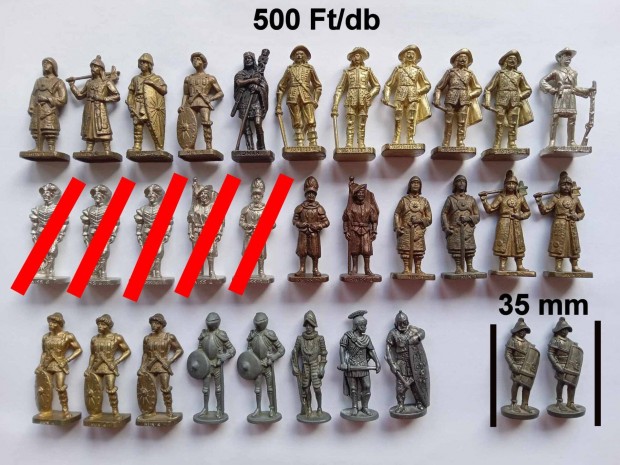 Kinder Fém katona figurák (Nem ólomkatona)