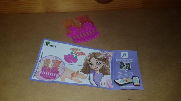 Kinder Joy nemes kszerek csat + gyr ritka SD512 (56)