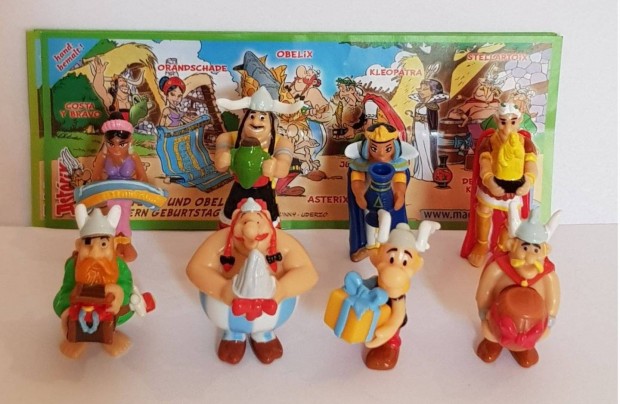 Kinder - Asterix 50 ves komplett sor