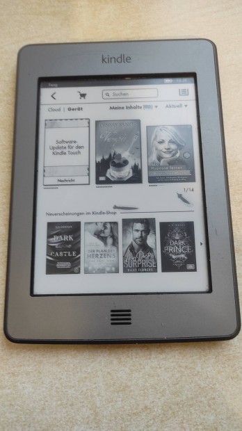 Kindle Amazon ebook olvasó hangoskönyv érintőképernyő