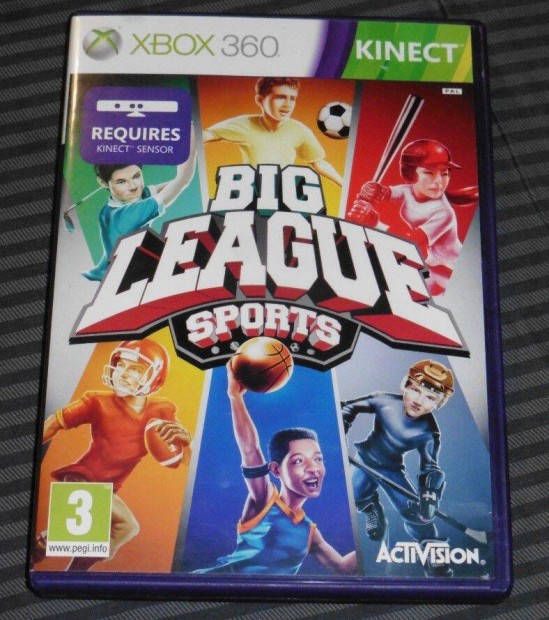 Kinect Big League Sports (6 sportág, kosárlabda, hoki) Gyári Xbox 360