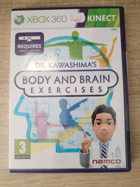 Kinect Body and Brain Xbox 360 jtk 