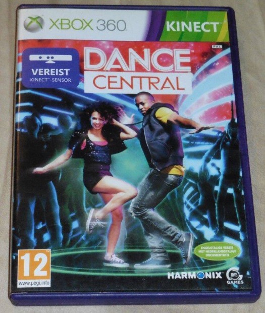 Kinect Dance Central 1. Gyri Xbox 360 Jtk akr flron