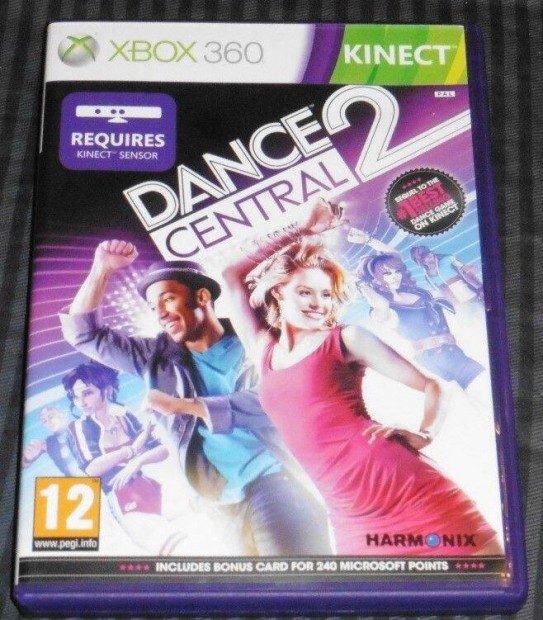 Kinect Dance Central 2. Gyri Xbox 360 Jtk akr flron