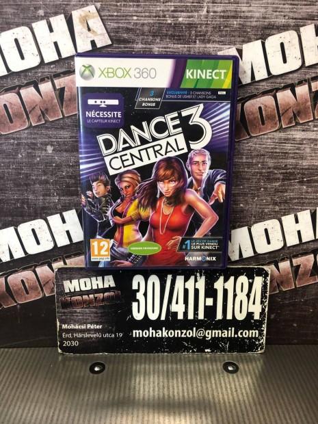 Kinect Dance Central 3 Xbox 360