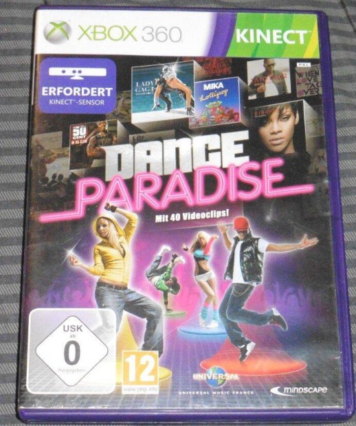 Kinect Dance Paradise (Tncos) Gyri Xbox 360 Jtk akr flron