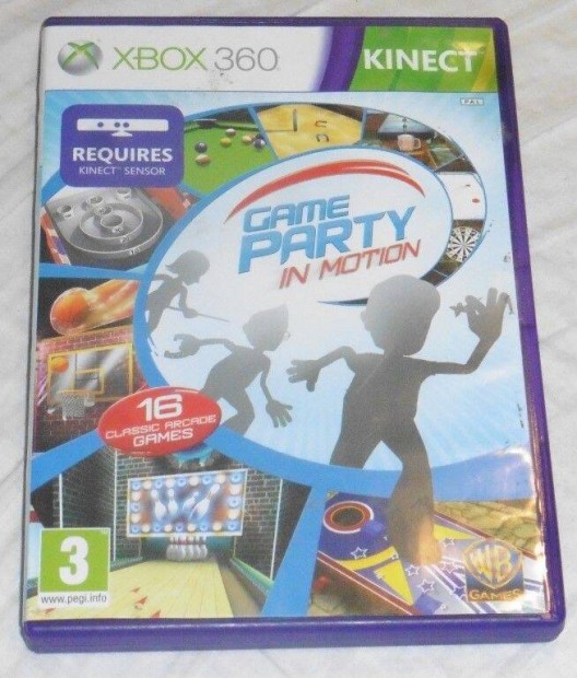 Kinect Game Party In Motion (16db jtk) Gyri Xbox 360 Jtk