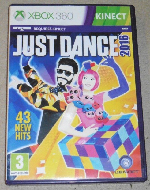 Kinect Just Dance 2016 Gyri Xbox 360 Jtk, Akr flron