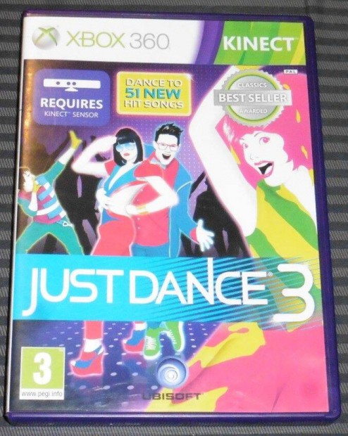 Kinect Just Dance 3. Gyri Xbox 360 Jtk, Akr flron