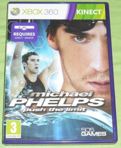 Kinect Michael Phelps (Sport, szs) Gyri Xbox 360 Jtk akr fl