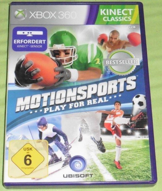 Kinect Motionsports 1 (5db sport jtk, lovagls) Gyri Xbox 360 Jtk