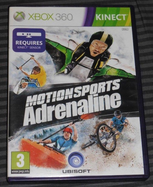 Kinect Motionsports 2. Adrenaline (6db sport) Gyri Xbox 360 Jtk