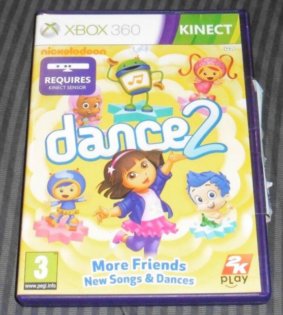 Kinect Nickelodeon Dance 2. (Tncos kicsiknek) Gyri Xbox 360 Jtk