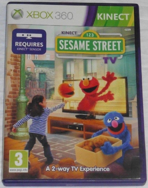 Kinect Sesame Street TV Gyri Xbox 360 Jtk Akr Flron