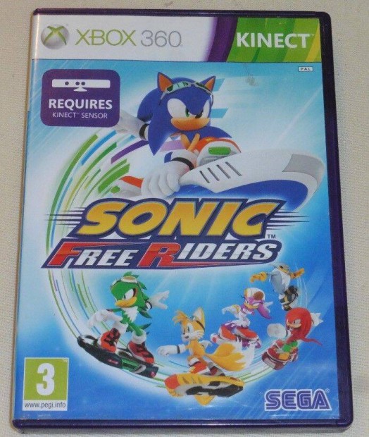 Kinect Sonic Free Riders Gyri Xbox 360 Jtk Akr Flron