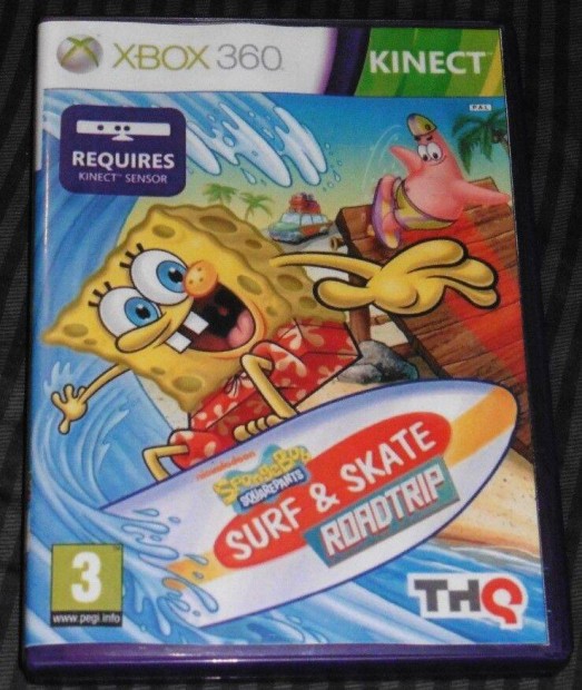 Kinect Spongebob Surf And Skate (Spongyabob) Gyri Xbox 360 Jtk