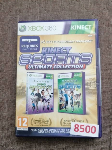 Kinect Sports 1-2 Ultimate collection Xbox 360 jtk elad!