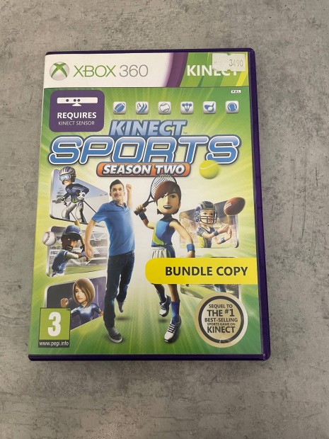 Kinect Sports Season Two Xbox 360 Kineckt játékszoftver Használt
