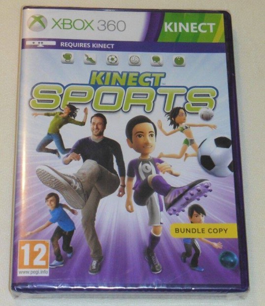 Kinect Sports bontatlan (6 sport jtk) Gyri Xbox 360 Jtk Akr Fl