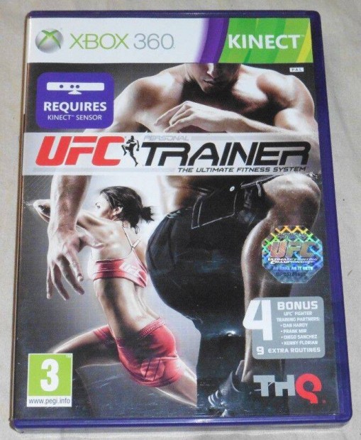 Kinect UFC Personal Trainer (Harcmvszet, Edzs) Gyri Xbox 360 Jtk
