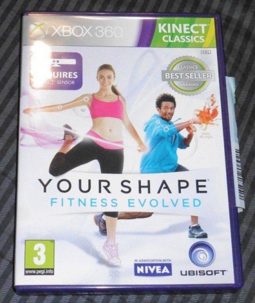 Kinect Your Shape Fitness Evolved (Jga, Fitness) Gyri Xbox 360 Jtk