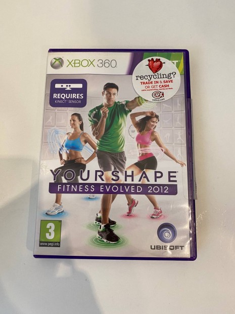 Kinect Your Shape Fitness Fitnesz Evolved 2012 Jtk Xbox 360