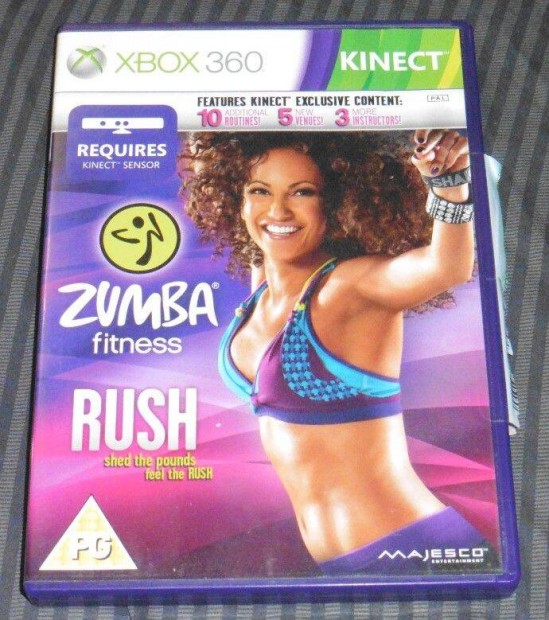 Kinect Zumba Fitness 2. Rush (Fitness) Gyri Xbox 360 Jtk