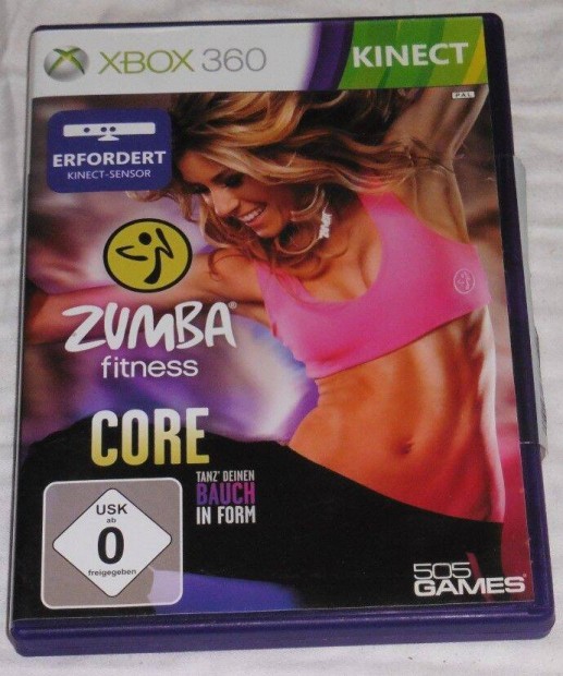 Kinect Zumba Fitness 3. Core (Fitness) Gyri Xbox 360 Jtk akr flr