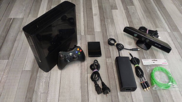 Kinect + Xbox 360 E Slim 250gb Konzol+Vlaszthat Jtk!