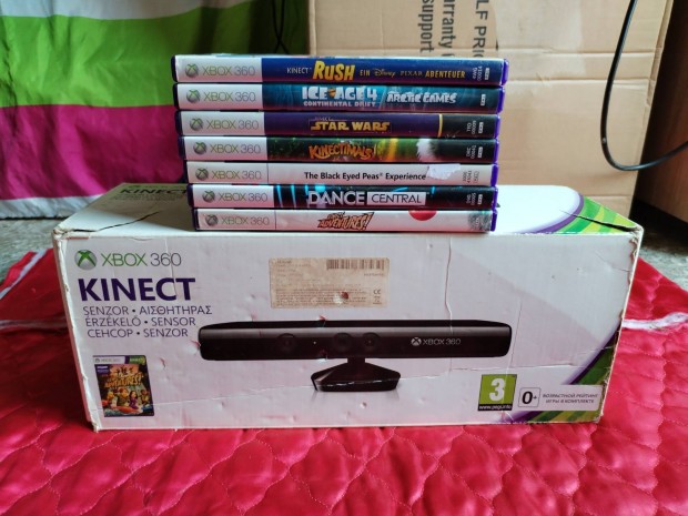 Kinect+jatkok Xbox 360 hoz 