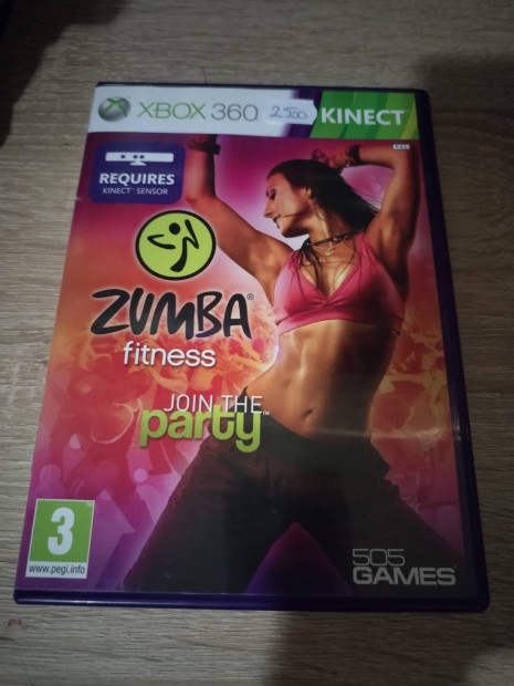 Kinect zumba fitness Xbox 360 jtk 