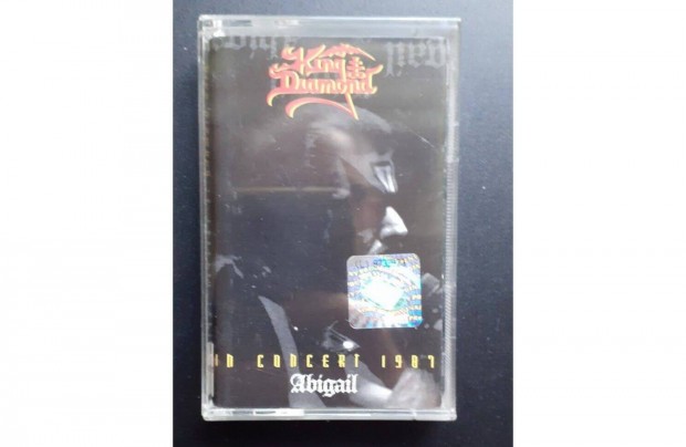 King Diamond Abigail In Concert 1987 MC j kazetta Roadrunner 1998