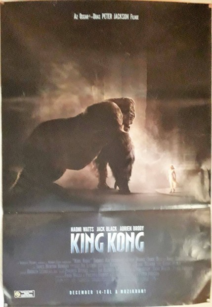 King Kong 2005 mozi plakt elad