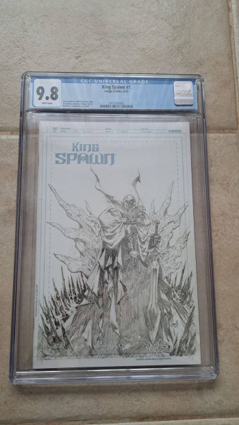 King Spawn k�preg�ny #1 - CGC 9.8 min�s�t�s - Todd Mcfarlane - 1:50