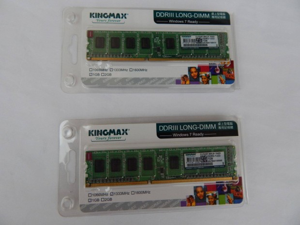 Kingmax 2GB DDR3 1333 MHz 2 X 1GB Desktop Memria pr