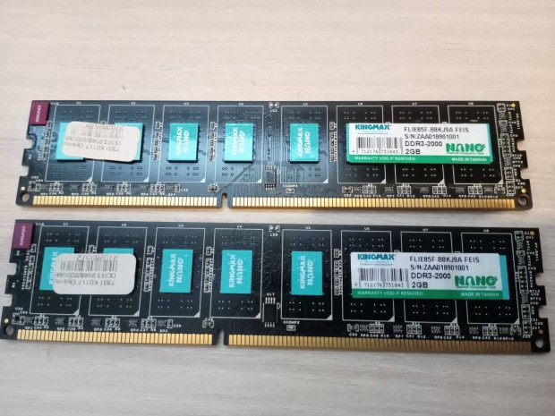 Kingmax 2x2GB DDR3 2000MHz