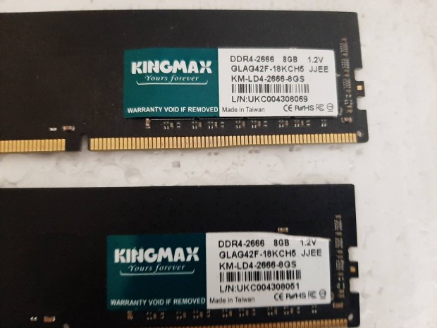 Kingmax 2x8Gb Ddr4 2666Mhz memorival