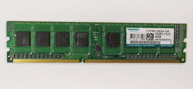 Kingmax 4GB DDR3 1333MHz cl9 memria (EAE)