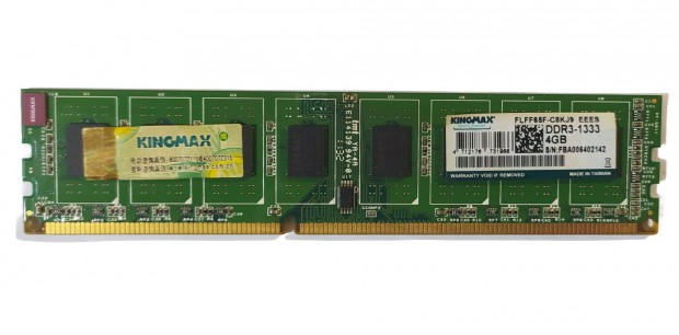 Kingmax 4GB DDR3 1333MHz cl9 memria (Eees)